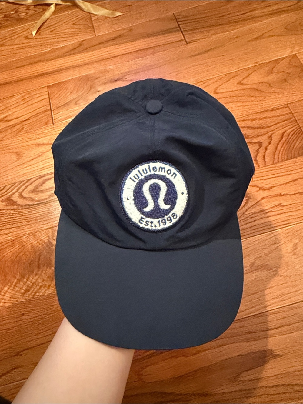 lululemon athletica Navy and White Logo Baseball Cap